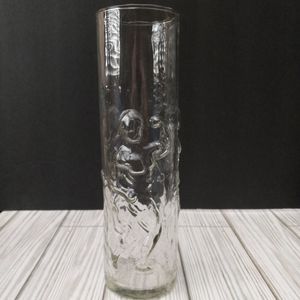 Vintage Libbey Mid-century L'Homme Male Body Embossed Highball Glass